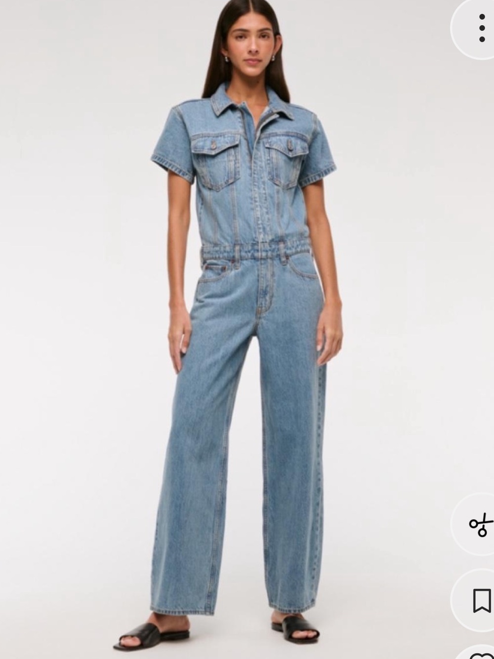 Abercrombie & Fitch Light Blue Denim Jacket
